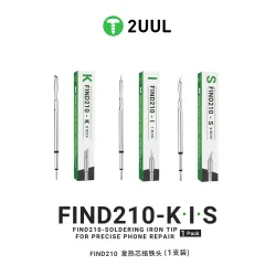 2uul FIND210 K / I / S Soldering Iron Tips