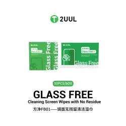2uul FB01 Glass Free Cleaning Screen Wipes