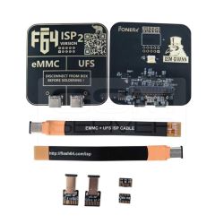 Flash64 Full Set + UFS BGA 153/254/297/eMMC 4in 1/ ISP Adaptors