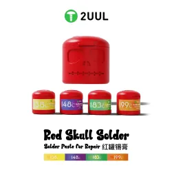 2uul 50g 148℃ / 183℃ / 199℃ Red Skull Solder